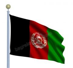 Afganistan Gönder Bayrağı 50x75 cm