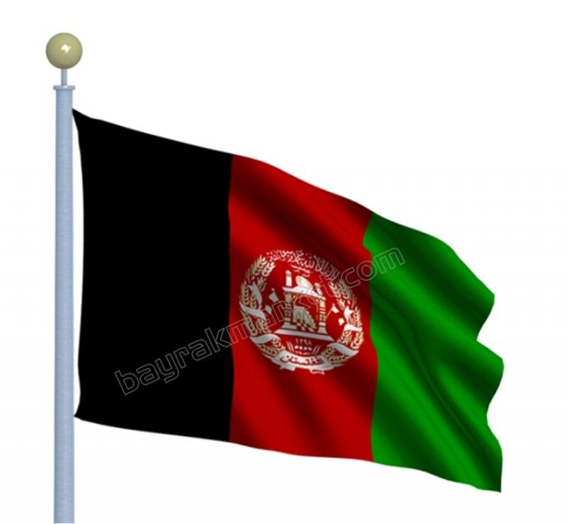 Afganistan Gönder Bayrağı 150x225 cm