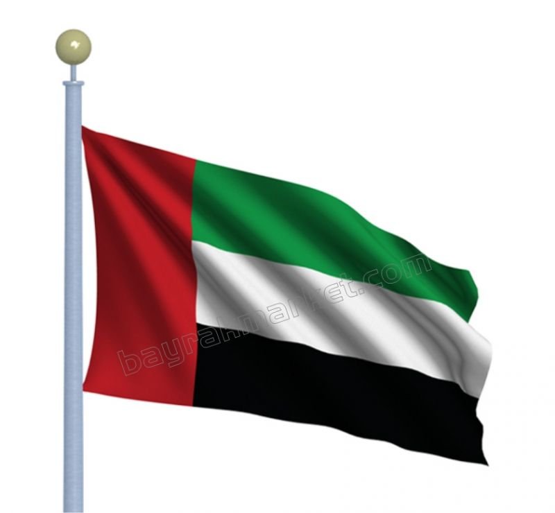 Birleşik Arap Emirlikleri Gönder Bayrağı 50x75 cm