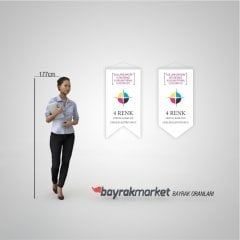 50x100 Özel Kırlangıç Bayrak