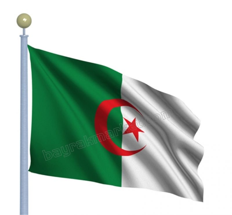 Cezayir Gönder Bayrağı 50x75 cm