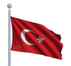 Paraşüt Türk Bayrakları 600x900 cm