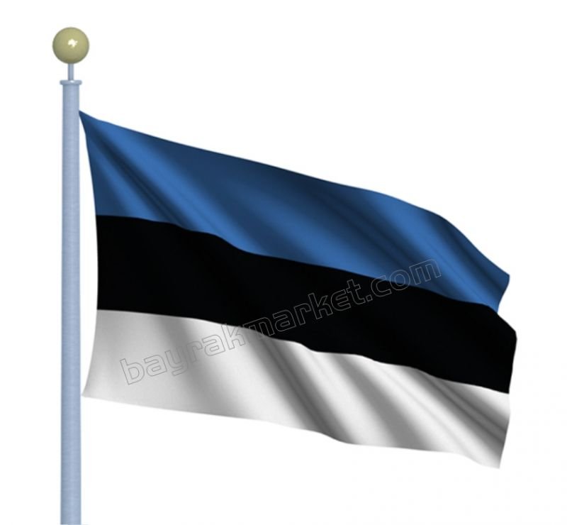 Estonya Gönder Bayrağı 100x150 cm