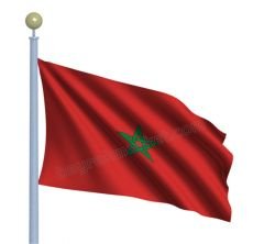 Fas Gönder Bayrağı 100x150 cm