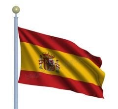 İspanya Gönder Bayrağı 50x75 cm
