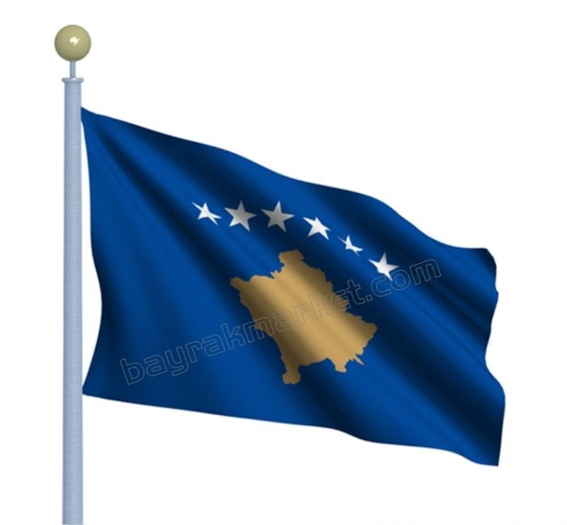 Kosova Gönder Bayrağı 100x150 cm