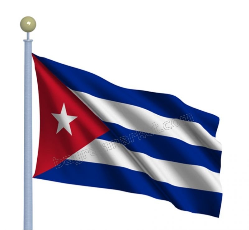 Küba Gönder Bayrağı 150x225 cm