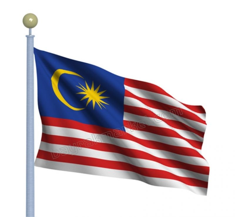 Malezya Gönder Bayrağı 50x75 cm