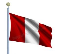 Peru Gönder Bayrağı 70x105 cm