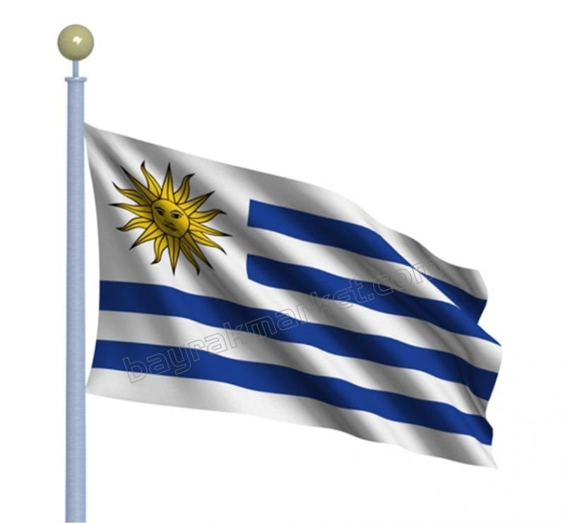Uruguay Gönder Bayrağı 100x150 cm